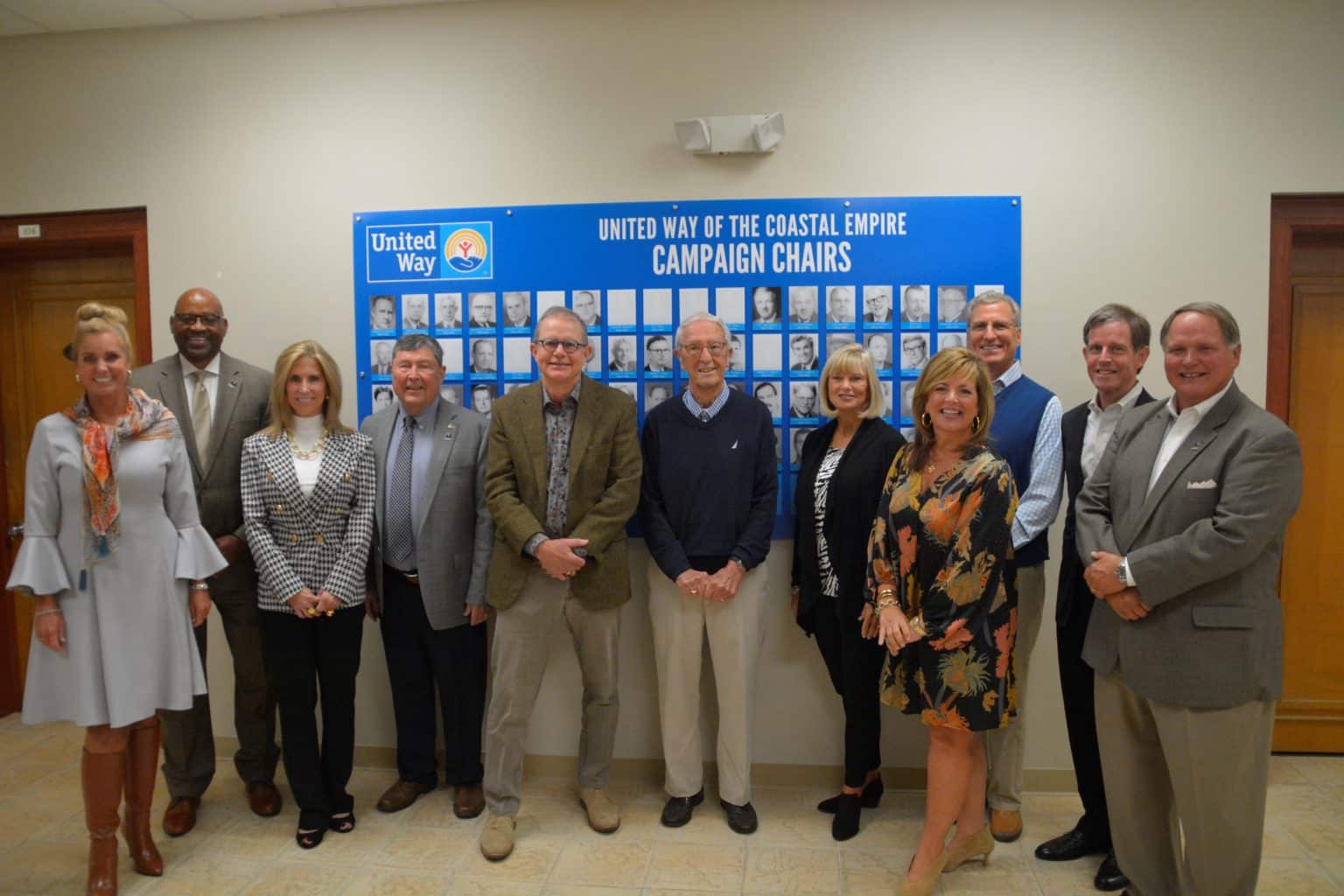 United Way Unveils Special Recognition Wall Honoring Past Campaign