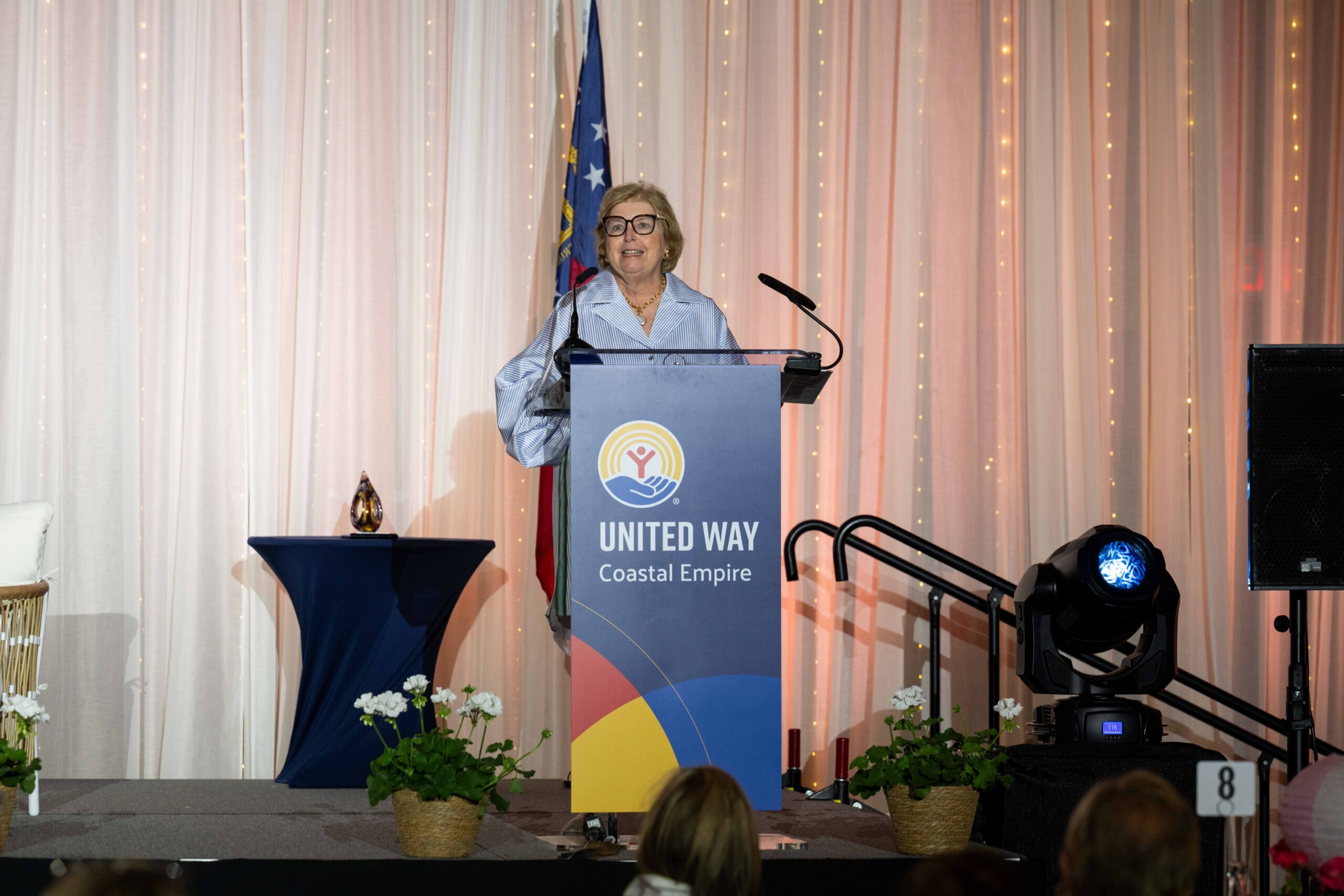 Swann Seiler at Podium